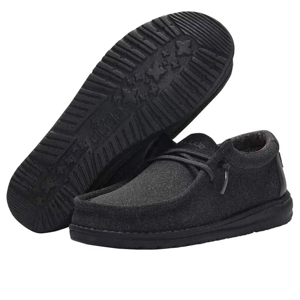 HEYDUDE BOY'S WALLY YOUTH MULTIPLE COLORS | BOYS SHOES |LIGHT-WEIGHT